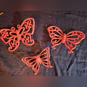 3 Homeco Dart Inc Orange Butterflies